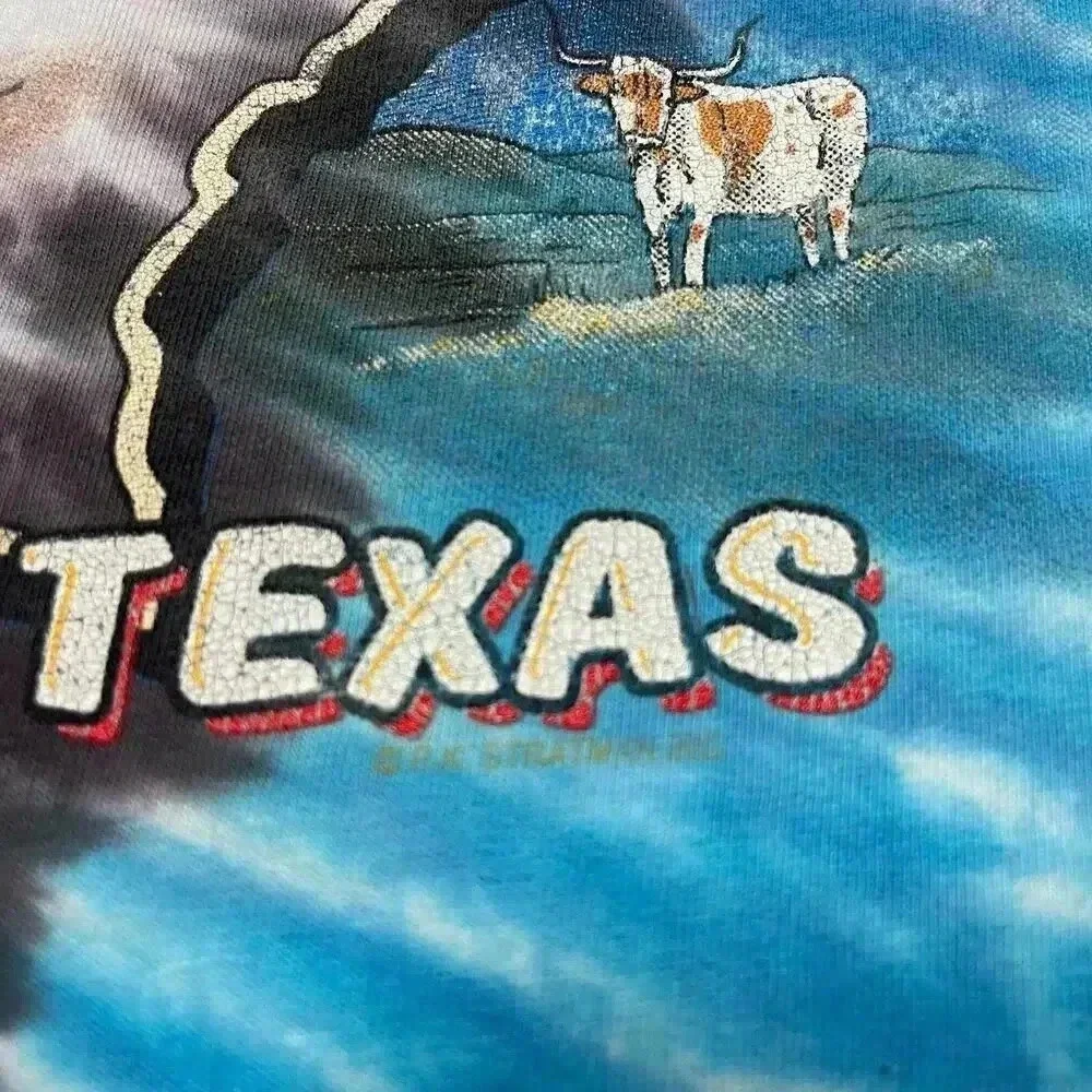 Vintage Harley Davidson all over print Amarillo, Texas t-shirt size medium